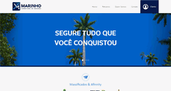Desktop Screenshot of marinhoseguros.com.br